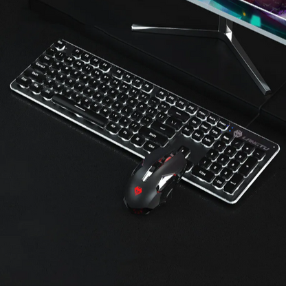 USB Wired Luminous Gaming Keyboard – Ideal for Home & Office Use